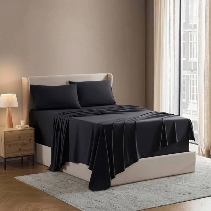Bamboo bed sheet , 3 Piece Bed Sheet Set , Deep Pocket , 1800 Cool Bamboo